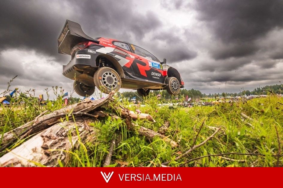 Сами Паяри впервые в карьере в WRC выиграл этап на Ралли Эстонии. Сольберг — второй